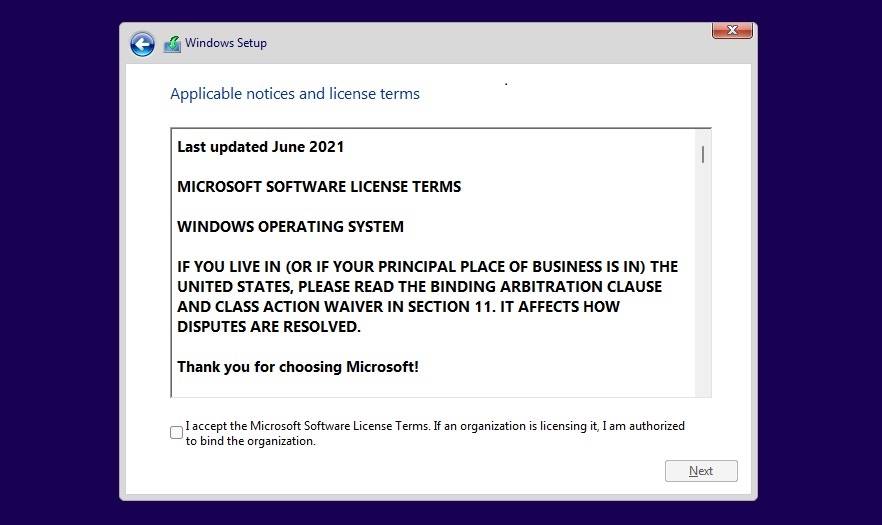 Windows licensing